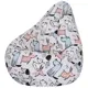 Кресло-мешок Груша Dreambag Dogs xL велюр 85x85x125см разноцветный