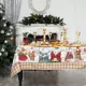 Скатерть Этель Winter holidays 180x150см прямоугольная цвет бежевый