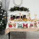 Скатерть Этель Winter holidays 220x220см прямоугольная цвет бежевый