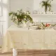 Скатерть Этель Новый год: Merry xmas 220x142см прямоугольная цвет желтый