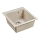 Кухонная мойка Paulmark PM104651-BE Zemar 46x50x19 см кварц цвет бежевый