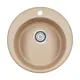 Кухонная мойка Paulmark PM404800-QU Gelegen 48x48x19 см кварц цвет бежевый