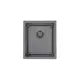Врезная мойка Alveus Quadrix monarch 39x45x20 см нержавеющая сталь 304 цвет черный