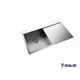 Врезная мойка Oulin Ol-ftl101r 51x89x20 см нержавеющая сталь цвет сатин