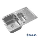 Врезная мойка Oulin Ol-359s 50x80x20 см нержавеющая сталь цвет сатин