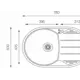 Врезная мойка Topzero Eclipse 78x54.5x20 см нержавеющая сталь цвет металлик
