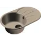 Мойка под столешницу Granfest Rondo 93x57x25 см мрамор цвет бежевый