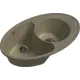 Мойка под столешницу Ewigstein Elegant w90kf 87x57x24 см гранит цвет топаз