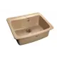 Мойка под столешницу Granfest Standart GF-S605 73x57x25 см мрамор цвет светло-бежевый