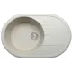 Врезная мойка Tolero R-116 77.50x82x20 см гранит цвет светло-бежевый