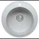 Врезная мойка Tolero R-108 51x56x20 см гранит цвет серый