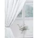 Штора на шторной ленте Клеопатра 150x270 см цвет бежевый