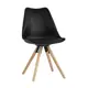 Кухонный стул Stool Group Арианда New 82х43х49 см экокожа цвет черный