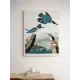 Постер Простопостер "Зимородки у пруда" 120x90 см
