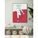 Постер в раме Просто Постер "На коньках" 50x40 см