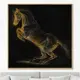 Репродукция картины на холсте "A prancing horse ii. 1790г" 105x105 см
