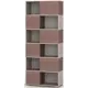 Стеллаж См-мебель 80x193x35 см ЛДСП цвет ясень шимо светлый, ясень шимо темный нагрузка на полку до 5 кг