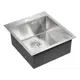 Врезная мойка Paulmark Favore PM214551-BS 45x51x20 см нержавеющая сталь цвет золото