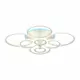 Люстра потолочная светодиодная ALMA LIGHT ALC00100WH-3000-6000K-LED.8x212W 34 м² изменение оттенков белого цвет белый