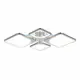 Люстра потолочная светодиодная ALMA LIGHT ALC00089CH-RGB-LED.4x112W 18 м² изменение цвета RGB цвет серый серебристый