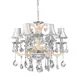 Люстра потолочная LUMINA DECO LDP 66249-6 WT Denica 6 ламп 16 м² цвет серый