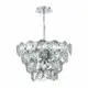 Люстра потолочная хрустальная St Luce SL1631.103.06 Viterbo 6 ламп 12 м² цвет хром