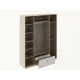 Шкаф Риннэр Глэдис 160x50x220 см ЛДСП цвет ясень шимо светлый
