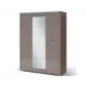 Шкаф Стендмебель 150x57x200 см ЛДСП цвет кофе