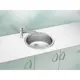 Врезная мойка Alveus Form 38.5x38.5x15.5 см нержавеющая сталь 304 цвет нержавеющая сталь