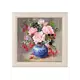 Картина в раме Elenadecor Букеты фуксия 23x23 см
