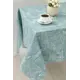 Скатерть на стол Lizzy Home SKATROG150150/св-зеленый, квадратная, 150x150 см, цвет бирюзовый