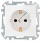 Розетка встраиваемая Bylectrica Стиль РС16-539 с заземлением цвет белый