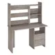Компьютерный стол Мэрдэс Скл-прям120+нкл-120 н 120x152x60 см ЛДСП цвет серый дуб