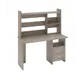 Компьютерный стол Мэрдэс Скл-скл-прям130+нкл-130 н 130x152x60 см ЛДСП цвет серый дуб