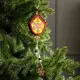 Елочная игрушка Домик со снежинкой Luazon lighting 6117346 4 см х 8 см красный