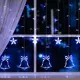 Электрогирлянда комнатная Luazon lighting 2361707 бахрома 2.4x2.4 м 138 ламп холодный белый 8 режимов работы