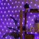 Электрогирлянда комнатная Luazon lighting 1585746 сеть 1.6x1.6 м 144 ламп синий 8 режимов работы