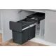 Мусорный контейнер 2 отсека по 14 л Hailo EcoLine Design 3101-000 пластик цвет черный