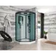 Душевая кабина Niagara Premium NG 6901 01D Black низкий поддон 93x93см