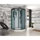 Душевая кабина Niagara Premium NG 6902 01D Black низкий поддон 105x105см
