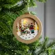 Елочная игрушка Шар с детьми Luazon lighting 6117365 1.5 см х 11 см бежевый