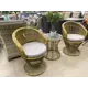 Садовая мебель для отдыха Tengo rattan TG0232C алюминий / пвх бежевый : 2 кресла