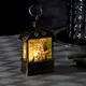 Светящаяся электрическая фигура Дед мороз с подарками для дома Luazon lighting 1 ламп h 14 см оранжевый/медный