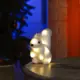Светящаяся электрическая фигура Белочка для дома Luazon lighting 15 ламп h 14 см белый
