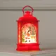 Светящаяся электрическая фигура Фонарь с дедом морозом для дома Luazon lighting 1 ламп h 13 см красный
