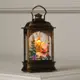 Светящаяся электрическая фигура Фонарь с дедом морозом для дома Luazon lighting 1 ламп h 13 см оранжевый/медный