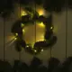 Светящаяся электрическая фигура Венок с шишками для дома Luazon lighting 20 ламп h 4 см зеленый