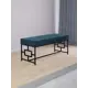 Подставка для ног Bohemia home Brooklyn 99x46 см цвет бирюзовый DTUV-2.BM