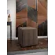 Пуф/подставка для ног Bohemia Home 45x45 см цвет коричневый LYON.PO.DBEN