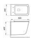 Унитаз подвесной Belbagno Marmi BB052CHR безободковый